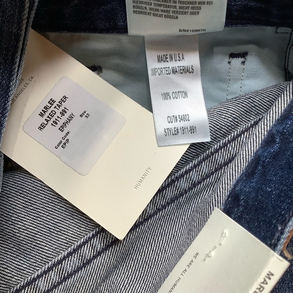 Citizens Of Humanity Marlee Relaxed Taper Jean 32 Epiphany NWT - Picture 7 of 9